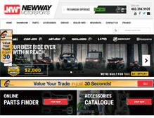 Tablet Screenshot of newwaymotorsports.com